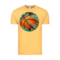 Vintage Mustard western basketball camouflage glitter pattern Vintage Tee - Artiststas