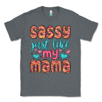 Charcoal Heather sassy just like my mama Classic Tee - MaliasSmallBusiness