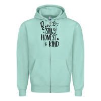 Seafoam kind Zipper Hoodie - Unal Design