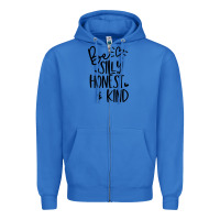 True Royal kind Zipper Hoodie - Unal Design