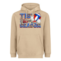 Mushroom tis' the season volleyball Heavyweight Hoodie - Zillion Design Studio