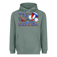 Sage tis' the season volleyball Heavyweight Hoodie - Zillion Design Studio
