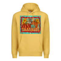 Antique Gold pumpkin sunflower tumbler Premium Hoodie - AdoDesignShop