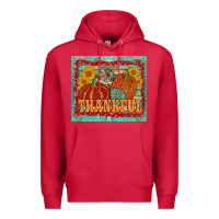 Cardinal pumpkin sunflower tumbler Premium Hoodie - AdoDesignShop