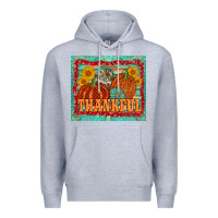Heather Grey pumpkin sunflower tumbler Premium Hoodie - AdoDesignShop