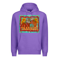 Purple pumpkin sunflower tumbler Premium Hoodie - AdoDesignShop