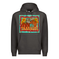 Smoke pumpkin sunflower tumbler Premium Hoodie - AdoDesignShop