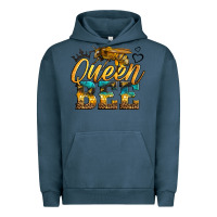 Pigment Midnight Navy queen bee Urban Hoodie - LillyAllenDesigns