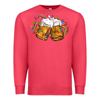 Cardinal beer with christmas lights Premium Sweatshirt - FaDigitalArtStudio