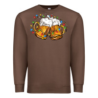 Chestnut beer with christmas lights Premium Sweatshirt - FaDigitalArtStudio