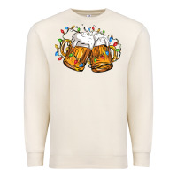 Sandshell beer with christmas lights Premium Sweatshirt - FaDigitalArtStudio