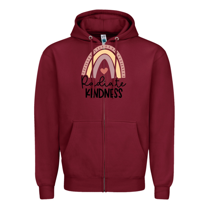 Kindness Zipper Hoodie by Unal Design | Teevron