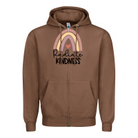 Chestnut kindness Zipper Hoodie - Unal Design