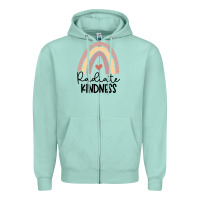 Seafoam kindness Zipper Hoodie - Unal Design