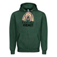 Sports Green kindness Zipper Hoodie - Unal Design