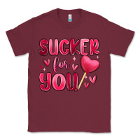 Burgundy sucker for you Classic Tee - MaliasSmallBusiness