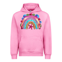 Fuchsia Pink summer rainbow Urban Hoodie - NancyCooperArtShop