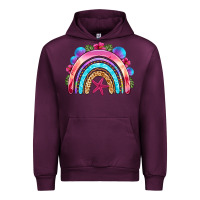 Mauve Wine summer rainbow Urban Hoodie - NancyCooperArtShop