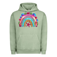Pigment Oil Green summer rainbow Urban Hoodie - NancyCooperArtShop
