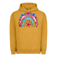 Pigment Peanut Butter summer rainbow Urban Hoodie - NancyCooperArtShop