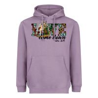 Lavender love came down holy family Heavyweight Hoodie - RanaPortraitStore