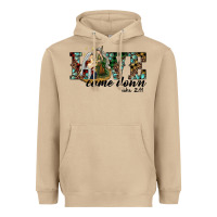 Mushroom love came down holy family Heavyweight Hoodie - RanaPortraitStore