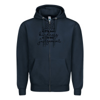 Navy kindness Zipper Hoodie - Unal Design