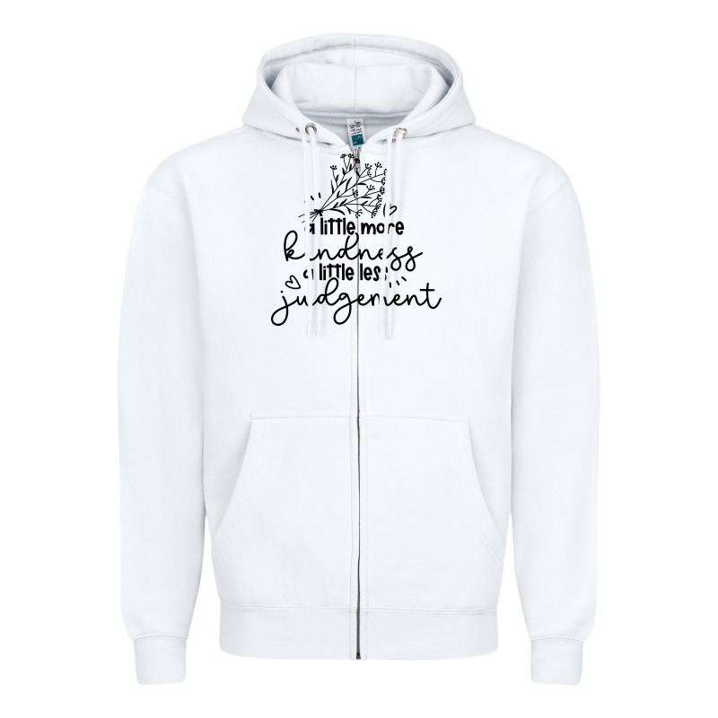Kindness Zipper Hoodie by Unal Design | Teevron