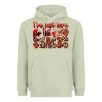 Matcha i'm just here for the snacks american football Heavyweight Hoodie - Zillion Design Studio