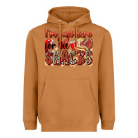 Meerkat i'm just here for the snacks american football Heavyweight Hoodie - Zillion Design Studio