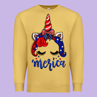 4th Of July Unicorn Premium Sweatshirt Designed By Neo Western