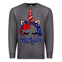 Charcoal Heather 4th of July unicorn Premium Sweatshirt - Neo Western
