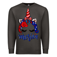 Smoke 4th of July unicorn Premium Sweatshirt - Neo Western