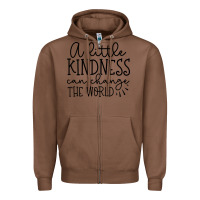 Chestnut the world Zipper Hoodie - Unal Design