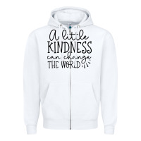 White the world Zipper Hoodie - Unal Design