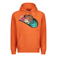 Carrot cowboy hat Premium Hoodie - AdoDesignShop