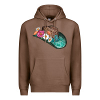 Chestnut cowboy hat Premium Hoodie - AdoDesignShop