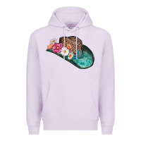 Lilac cowboy hat Premium Hoodie - AdoDesignShop