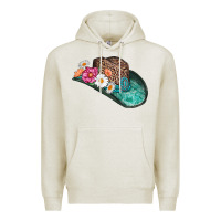 Oatmeal Heather cowboy hat Premium Hoodie - AdoDesignShop