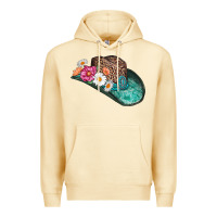 Pina Colada cowboy hat Premium Hoodie - AdoDesignShop