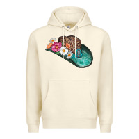 Sandshell cowboy hat Premium Hoodie - AdoDesignShop