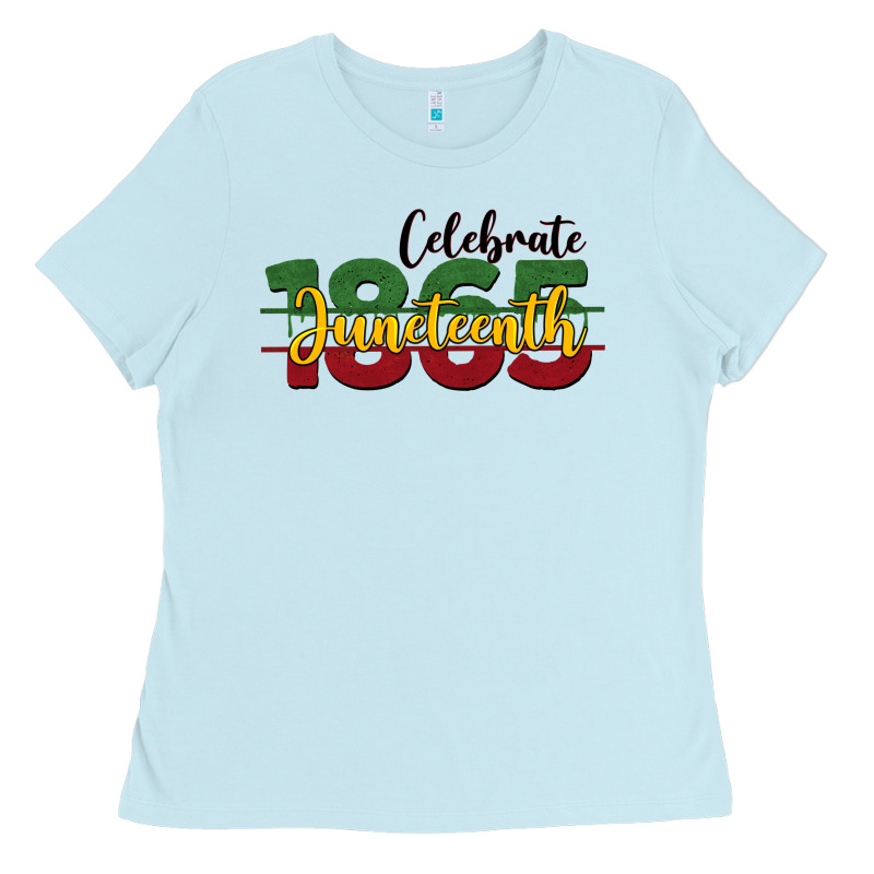 Celebrate Juneteenth1865 Ladies Tee by BarkalooDesign | Teevron