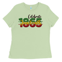 Matcha celebrate juneteenth1865 Ladies Tee - BarkalooDesign