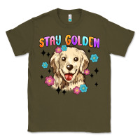 Army Green stay golden Classic Tee - MaliasSmallBusiness