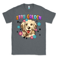 Charcoal Heather stay golden Classic Tee - MaliasSmallBusiness