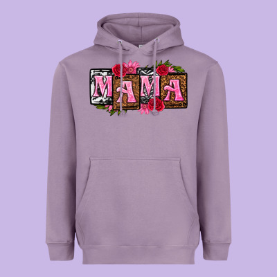 Mama With License Letters Mothers Day Heavyweight Hoodie Designed By Texasbilliewilder