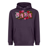 Plum mama with license letters mothers day Heavyweight Hoodie - texasbilliewilder