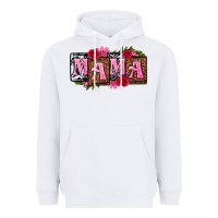 White mama with license letters mothers day Heavyweight Hoodie - texasbilliewilder