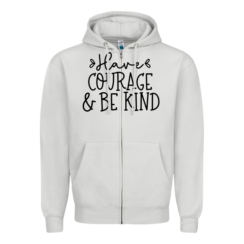 Be Kind Zipper Hoodie by Unal Design | Teevron