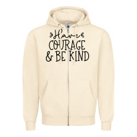 Sandshell be kind Zipper Hoodie - Unal Design
